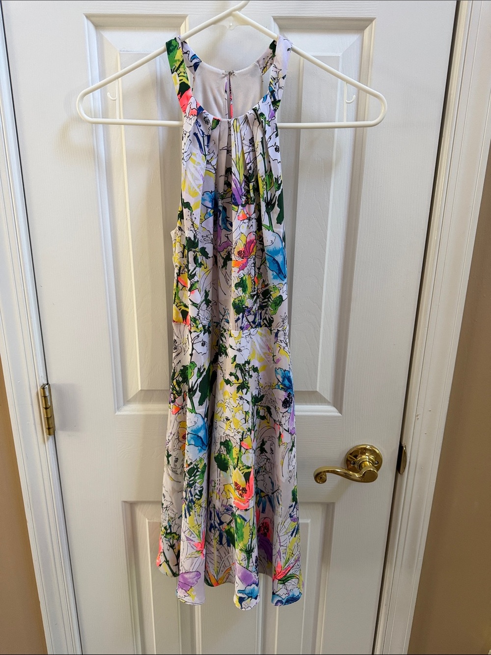 Express Floral Print Multi-Color Dress